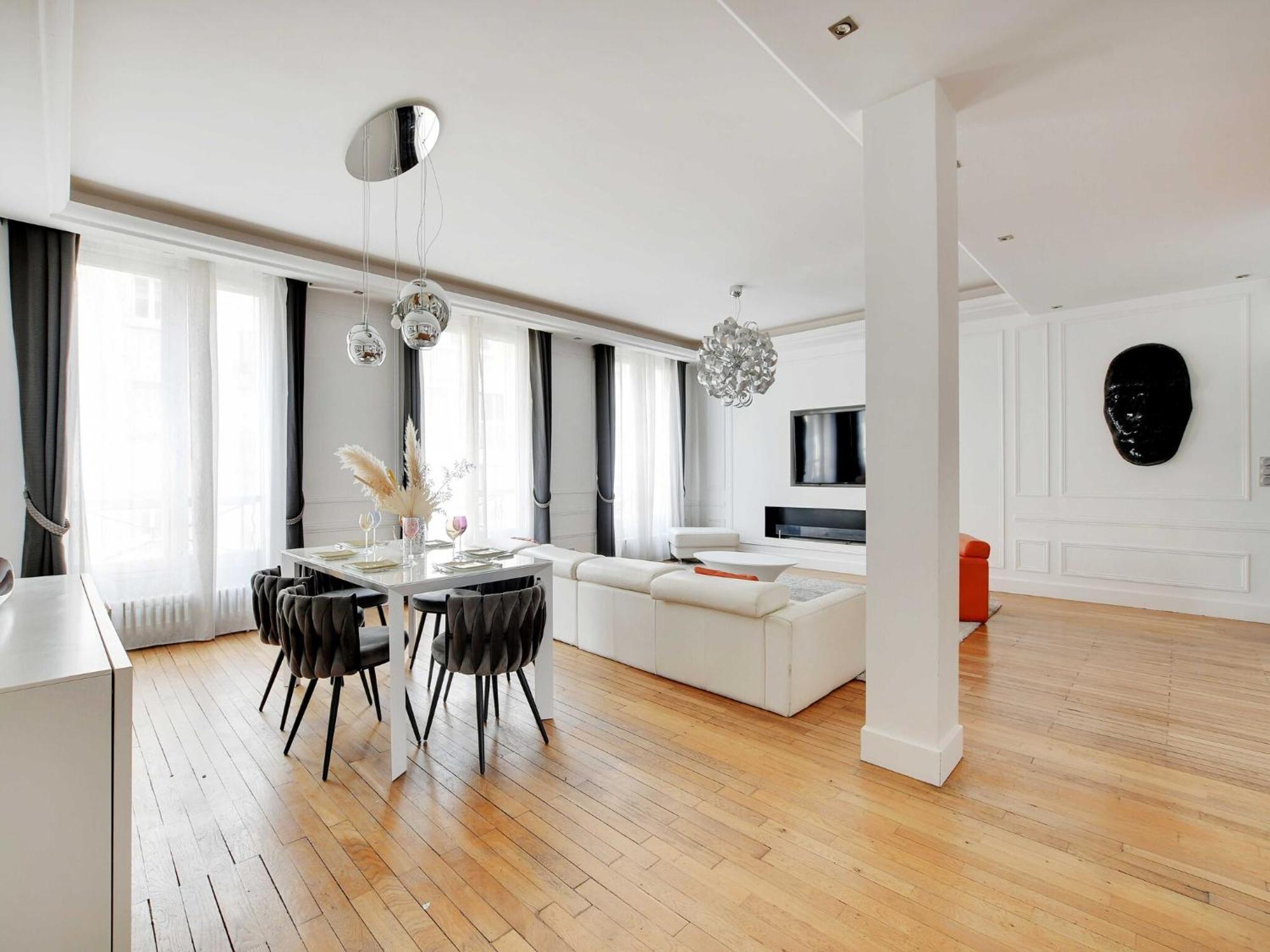 Appartement Sophisticated Appt 4 Bdr 8p - 17e Porte D'asnieres *