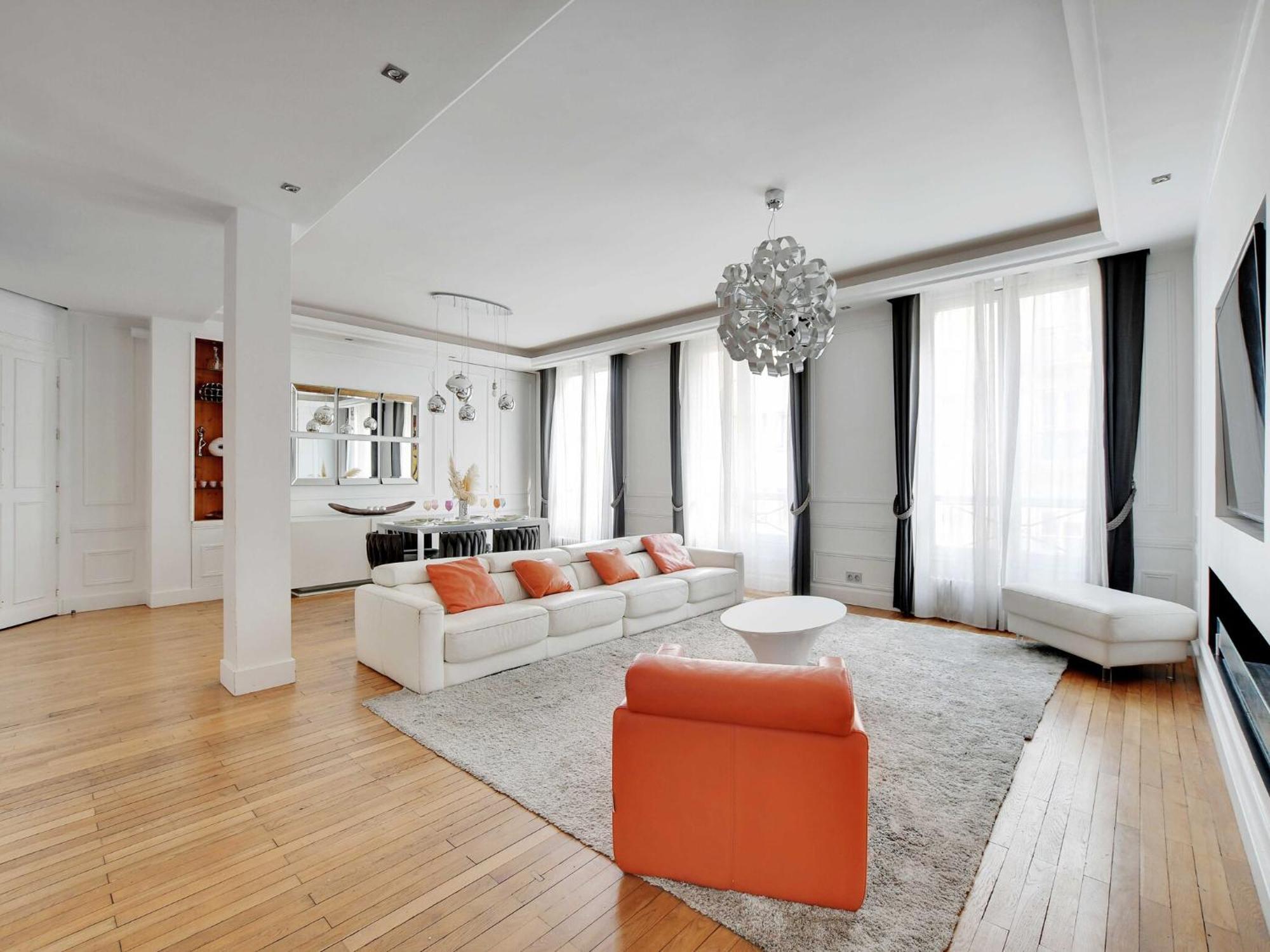 Sophisticated Appt 4 Bdr 8p - 17e Porte D'asnieres Appartement